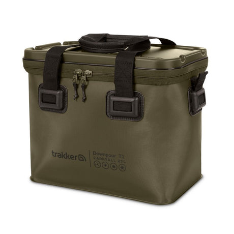 Macuto Trakker Downpour T1 S Verde - Tienda Carpfishing