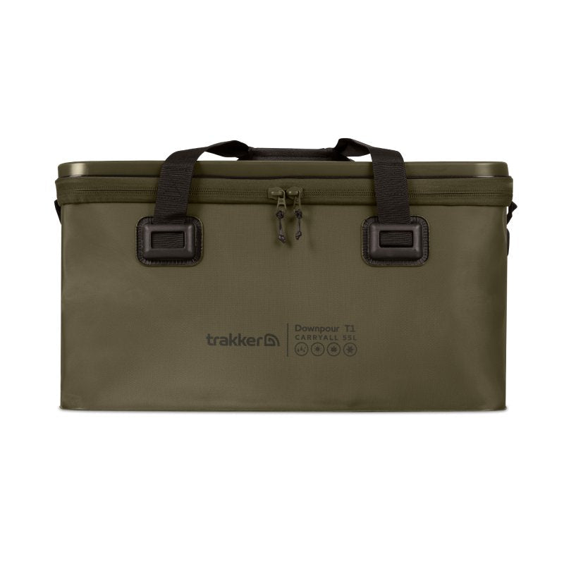 Macuto Trakker Downpour T1 XL Verde - Tienda Carpfishing