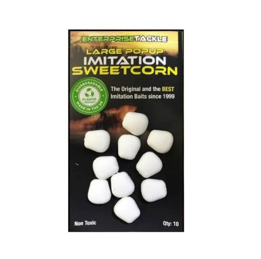 Maiz flotante Enterprise Pop Up Sweetcorn Blanco Piña Grande - Tienda Carpfishing