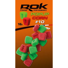 Maíz Pop up Rok Fishing Rojo/Verde 10 - Tienda Carpfishing