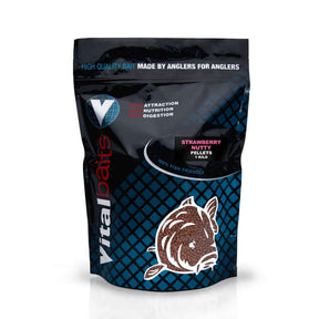 Micro Pellets Vitalbaits Strawberry Nutty 4 mm - Tienda Carpfishing