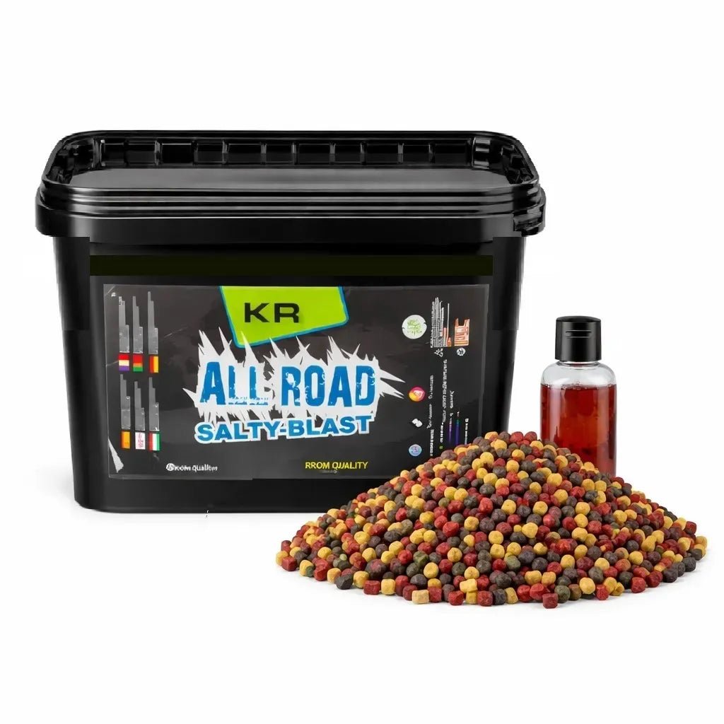 Mix Pellets Krom Quality All Road Salty Blast 5KG - Tienda Carpfishing