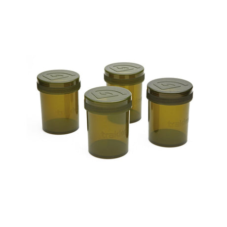 Pack de 4 botes para cebos Trakker - Tienda Carpfishing