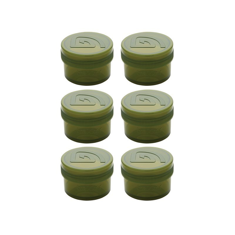 Pack de 6 botes para cebos Trakker M - Tienda Carpfishing