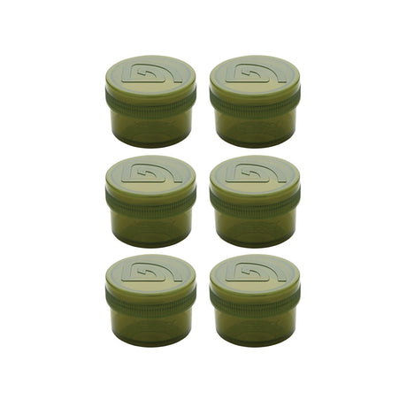 Pack de 6 botes para cebos Trakker M - Tienda Carpfishing