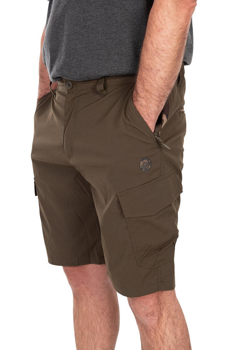 Pantalón corto Fox Caqui LW Cargo - Tienda Carpfishing
