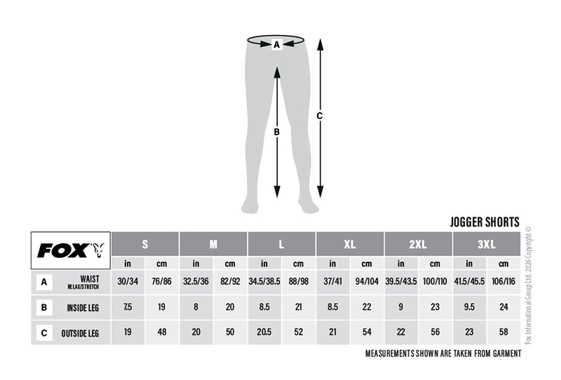 Pantalón corto Fox Collection Jogger Negro - Tienda Carpfishing