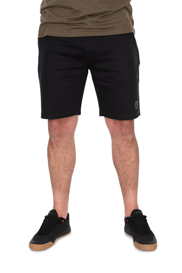 Pantalón corto Fox Collection Jogger Negro - Tienda Carpfishing