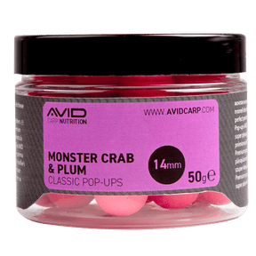 Pop ups Avid Carp Monster Crab & Plum 14 mm - Tienda Carpfishing