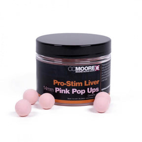 Pop ups Ccmoore Pro - Stim Liver Rosa 14 mm - Tienda Carpfishing