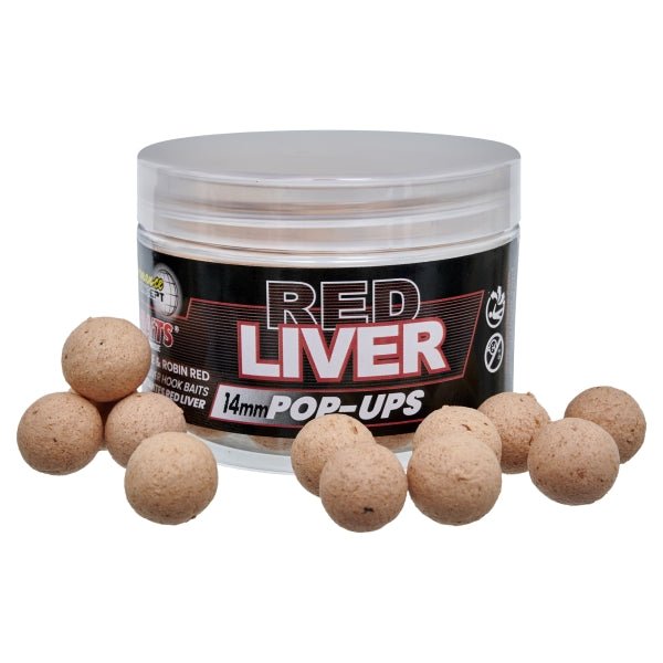 Pop ups Starbaits Red Liver 14 mm - Tienda Carpfishing