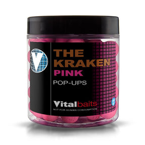Pop ups Vitalbaits The Kraken Rosa 14 mm - Tienda Carpfishing