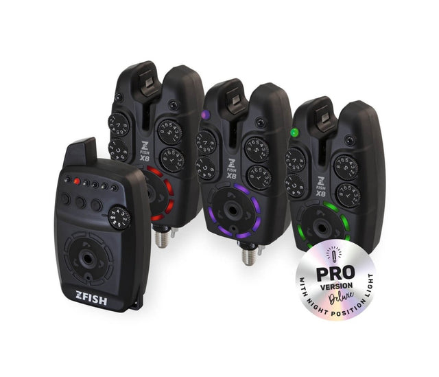 Set de alarmas 3+1 Zfish ZX8 Pro - Tienda Carpfishing