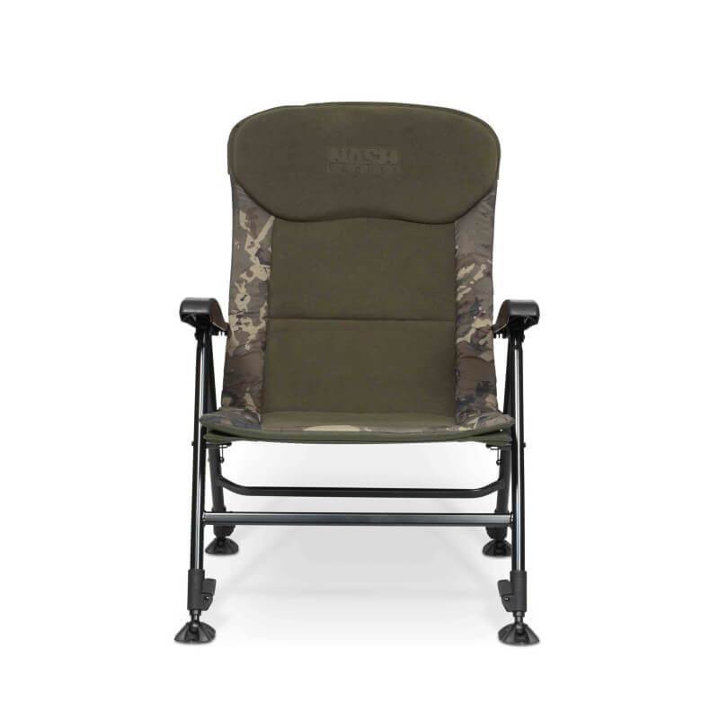 Silla Nash Bank Life Reclinable Camo - Tienda Carpfishing