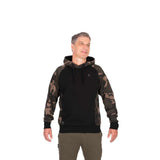 Sudadera Fox 310 Negra Camo con capucha - Tienda Carpfishing