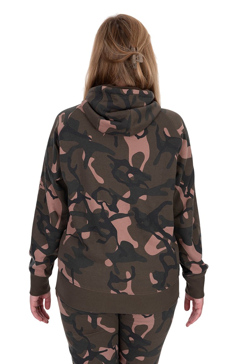 Sudadera Fox Camo para mujer con cremallera - Tienda Carpfishing