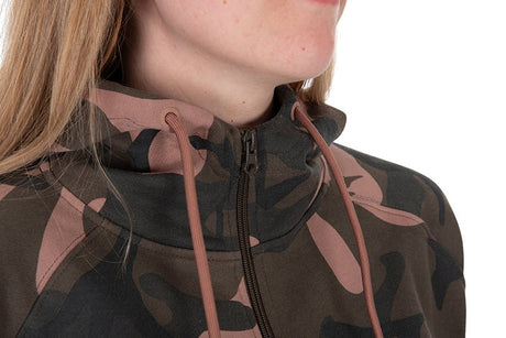 Sudadera Fox Camo para mujer con cremallera - Tienda Carpfishing