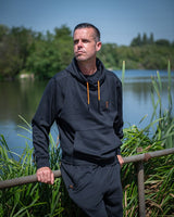 Sudadera Fox Classic Negra & Naranja - Tienda Carpfishing