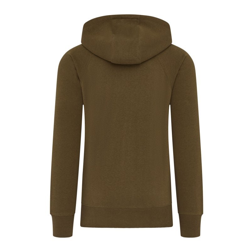 Sudadera Trakker CR Logo caqui con capucha - Tienda Carpfishing