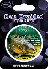 Trenzado Katran Duo Hooklink Captura 30 lb 20 m - Tienda Carpfishing