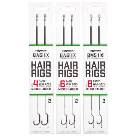 Anzuelos montados Korda Basix Wide Gape - Tienda Carpfishing