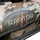 Barca Raptor 200 X - Wide Camo con suelo de aluminio - Tienda Carpfishing