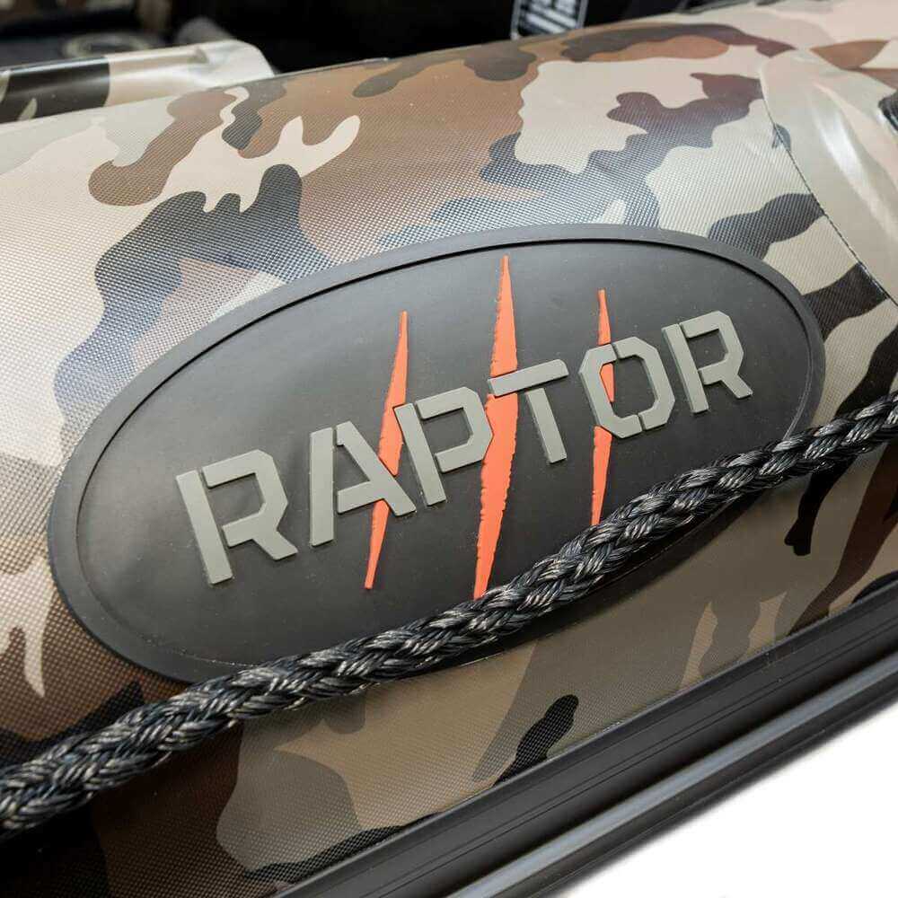 Barca Raptor 270 X - Wide Dark Camo con suelo de aluminio - Tienda Carpfishing
