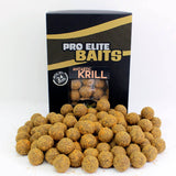 Boilies Pro Elite Baits Gold Antartic Krill 24 mm - Tienda Carpfishing