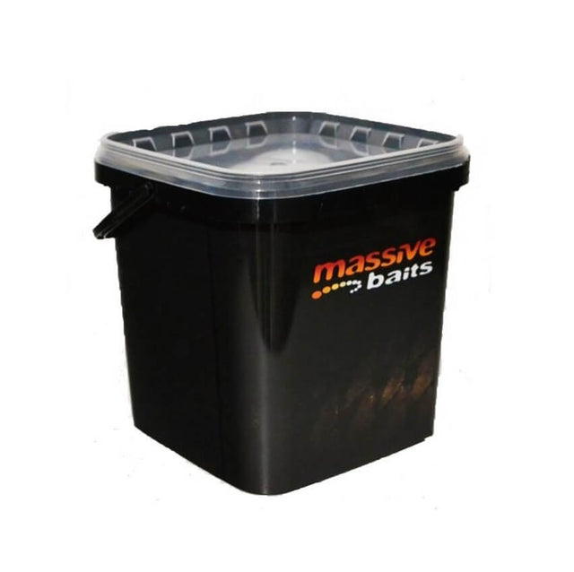 Cubo Massive Baits Boilies Vainilla 3 kg - 18 mm - Tienda Carpfishing