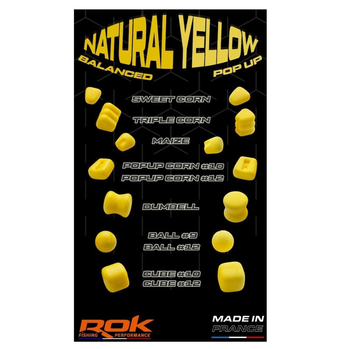 Dumbells Rok Fishing Balanced Amarillo - Tienda Carpfishing