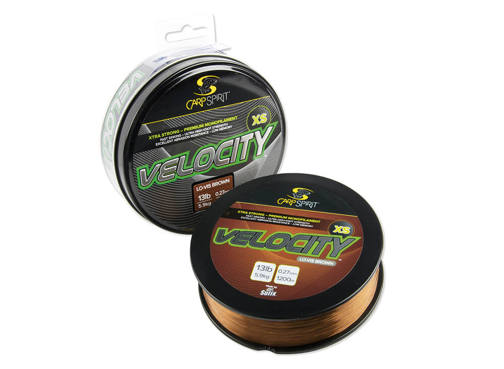 Hilo Carp Spirit Velocity XS Camo 0,35 mm/1200 m - Tienda Carpfishing