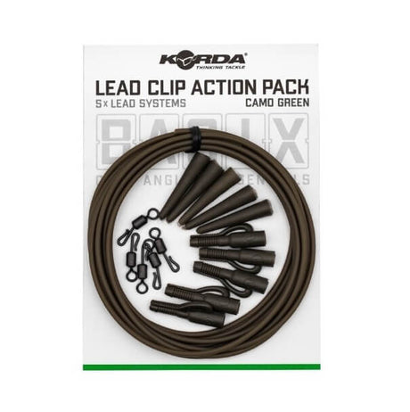 Lead Clip Action Pack Korda Basix - Tienda Carpfishing