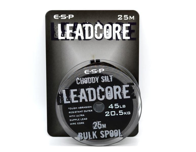 Leadcore ESP Silt Grey 45 lb / 25 m - Tienda Carpfishing