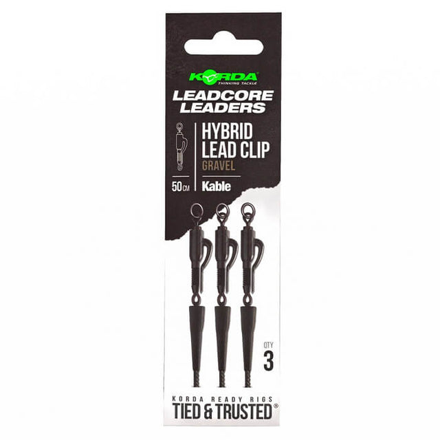 Leadcore Korda Lead Clip Kable Gravel 50 cm - Tienda Carpfishing
