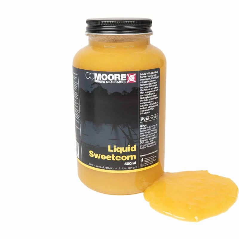 Líquido Ccmoore Sweetcorn 500 ml - Tienda Carpfishing