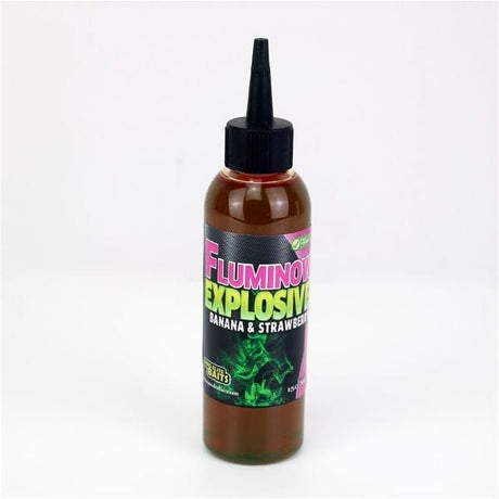 Líquido Fluminow Explosive Pro Elite Baits Banana Strawberry 150 ml - Tienda Carpfishing