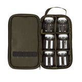 Macuto con 6 botes para cebos JRC Defender - Tienda Carpfishing