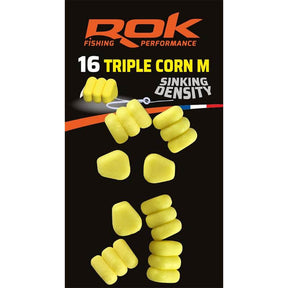 Maíz Triple Rok Fishing Sinking Density Amarillo M - Tienda Carpfishing
