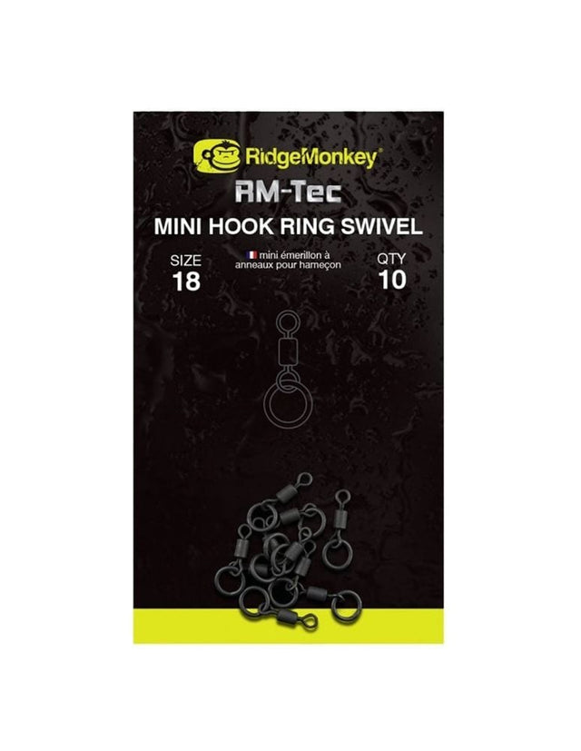 Mini Hook Ring Swivel Ridge Monkey 18 - Tienda Carpfishing