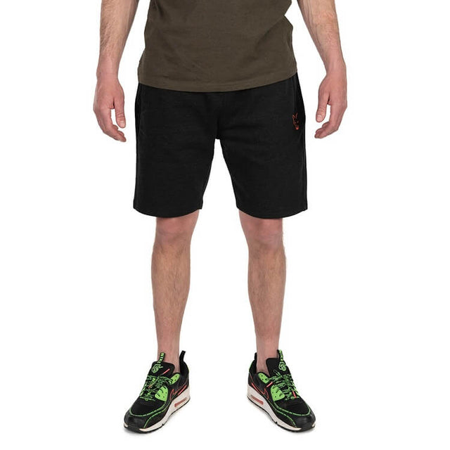 Pantalón Corto Fox Collection LW Negro y Naranja - Tienda Carpfishing