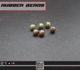 Perlas de silicona marrón 6 mm Trybion - Tienda Carpfishing