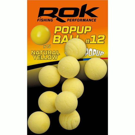 Pop up Ball Rok Fishing Amarillo 12 - Tienda Carpfishing