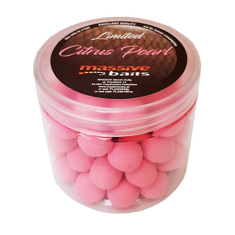 Pop ups Massive Baits Citrus Pearl 14 mm - Tienda Carpfishing