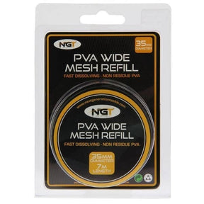 Recambio de malla PVA de 35 mm NGT - Tienda Carpfishing