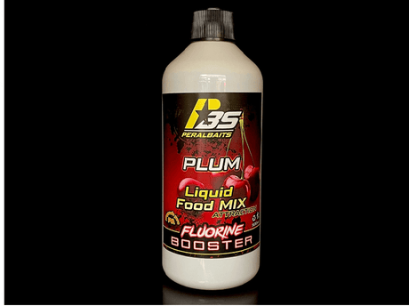 Remojo Booster Fluorine Peralbaits Plum 500 ml - Tienda Carpfishing