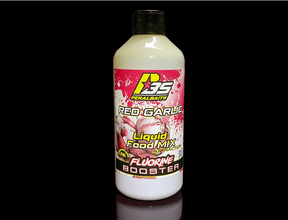 Remojo Booster Fluorine Peralbaits Red Garlic 500 ml - Tienda Carpfishing
